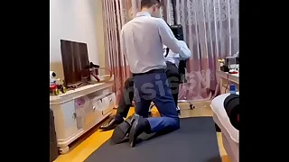 Clamp Delighted Twink Asian Lay Handsome Chubby Cock Fucking